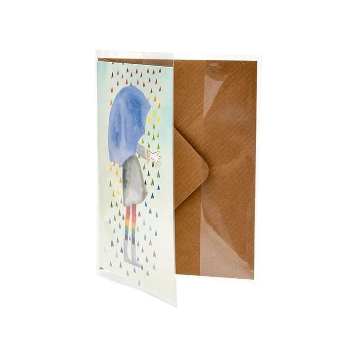 Plastiktüten für Glückwunschkarten 17,6x24,8cm (100 Stück) [CJA6]