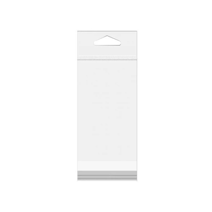 Headerbeutel Transparent 5.1x30.5cm Wiederverschließbar (100 Stück) [HB212]