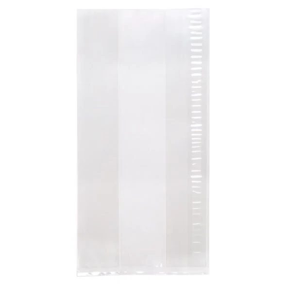 Plastikbeutel 10.2x5.7x20.3cm laminiert und mit Seitenfalten (100 Stück) [HDGB4]