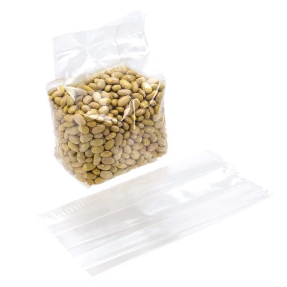 Plastikbeutel 10.2x5.7x20.3cm laminiert und mit Seitenfalten (100 Stück) [HDGB4]