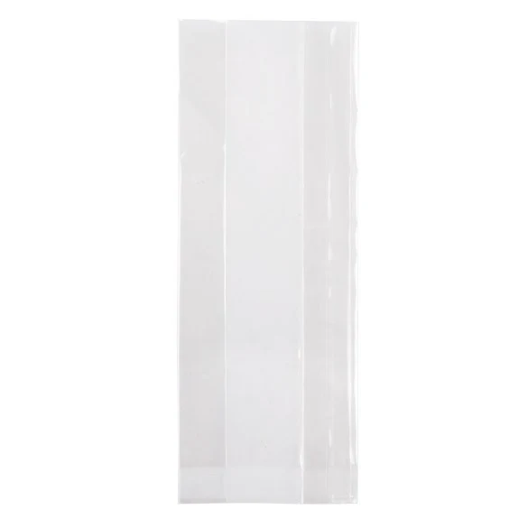 Plastikbeutel 5.1x2.5x12.7cm laminiert und mit Seitenfalten (100 Stück) [HDGB3]