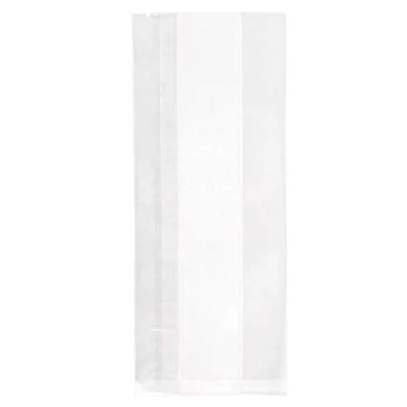Plastikbeutel 12.7x7.6x30.5cm laminiert und mit Seitenfalten (100 Stück) [HDGB1]