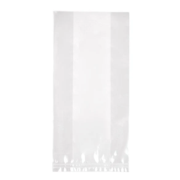 Polybeutel 10.2x5.1x20.3cm mit Seitenfalten (100 Stück) [GB4]