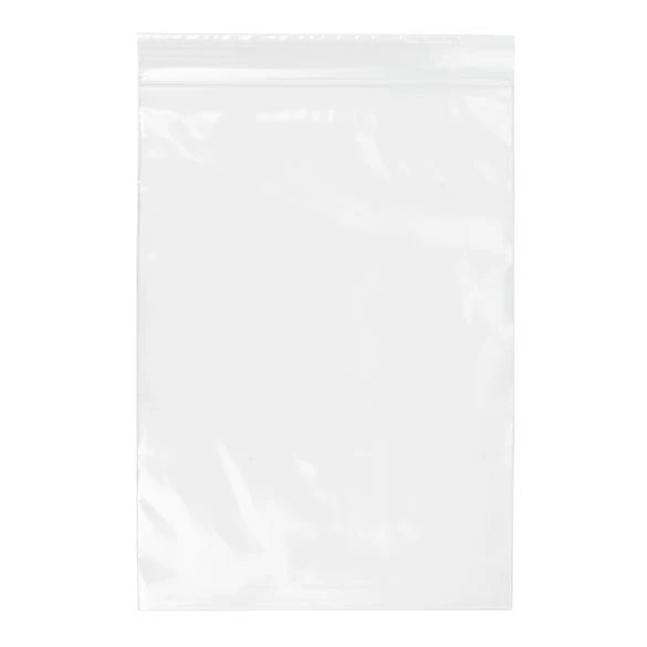 Druckverschlussbeutel Transparent 12.5x18cm PE 50 Mikron (100 Stück) [2PE57]