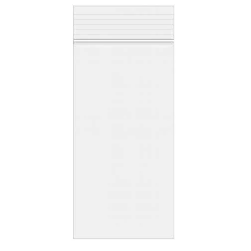 Druckverschlussbeutel Transparent 10x20.5cm PE 50 Mikron (100 Stück) [2PE48]