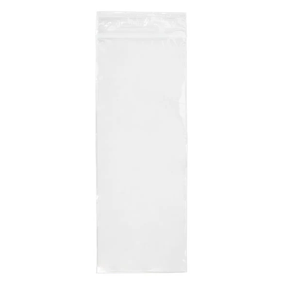 Druckverschlussbeutel Transparent 7.5x20.5cm PE 50 Mikron (100 Stück) [2PE38]
