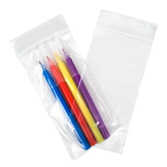 Druckverschlussbeutel Transparent 7.5x15cm PE 50 Mikron (100 Stück) [2PE36]