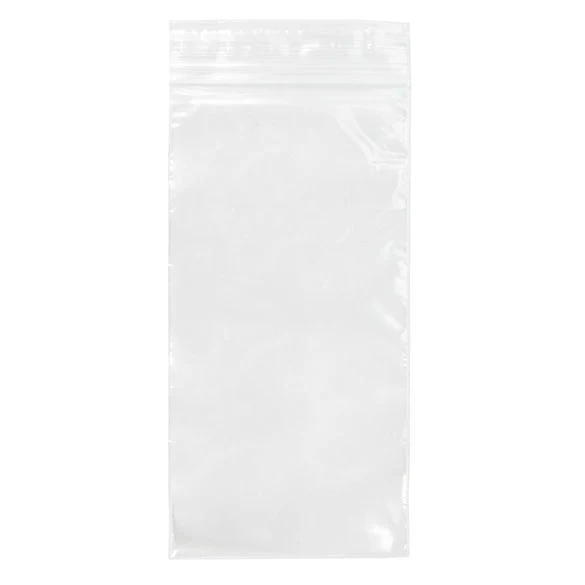 Druckverschlussbeutel Transparent 7.5x15cm PE 50 Mikron (100 Stück) [2PE36]