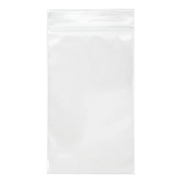 Druckverschlussbeutel Transparent 7.5x12.5cm PE 50 Mikron (100 Stück) [2PE35]