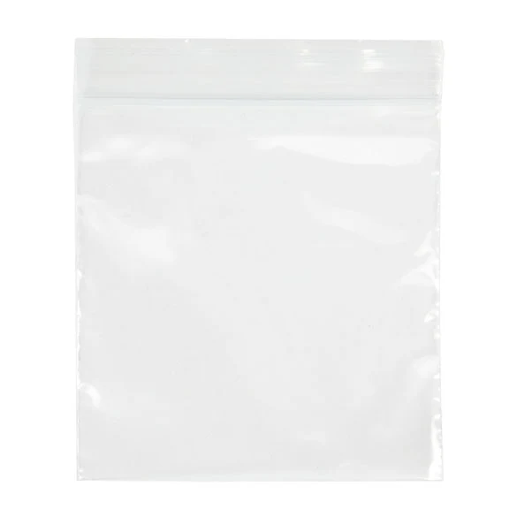Druckverschlussbeutel Transparent 7.5x7.5cm PE 50 Mikron (100 Stück) [2PE33]