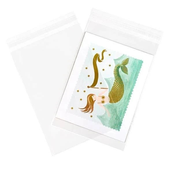 Klappenbeutel 21.4x31.1cm Hochtransparent (100 Stück) [B812]