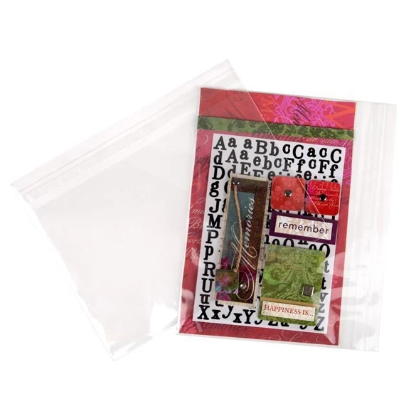 Klappenbeutel 23.5x15.9cm Hochtransparent (100 Stück) [B69]