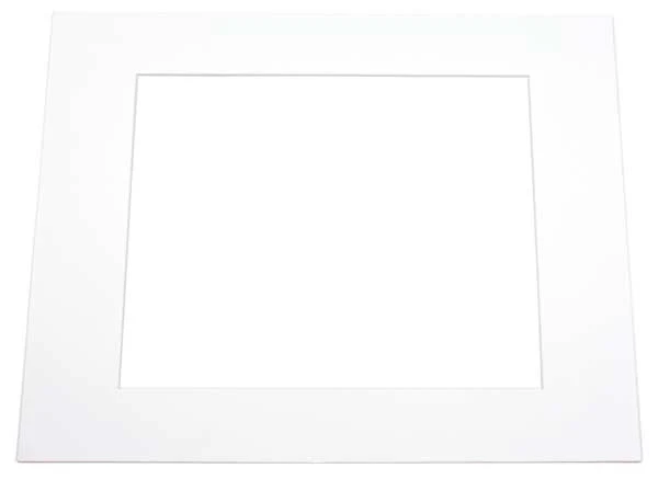 Fertig-Passepartouts 39.7 x 49.9cm Fenster - Hellweiß doppelte Dicke - 50.8 x 61cm Außenrahmen (10 Stück) [MS20124]