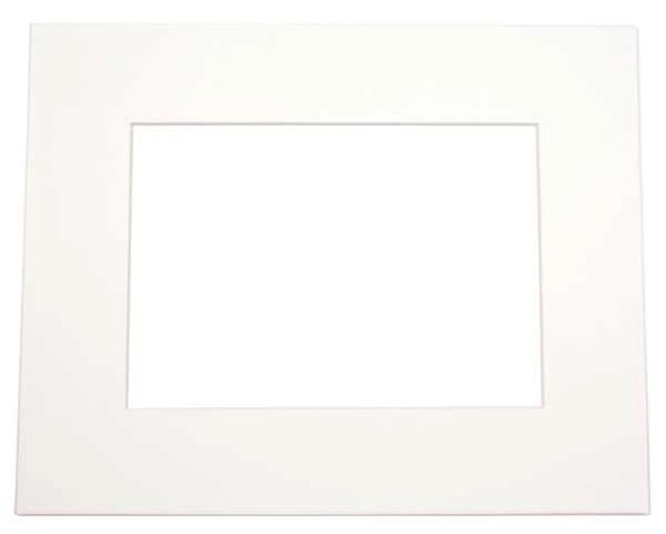 Fertig-Passepartouts 39.7 x 49.9cm Fenster - Elfenbein doppelte Dicke - 50.8 x 61cm Außenrahmen (10 Stück) [MS20123]