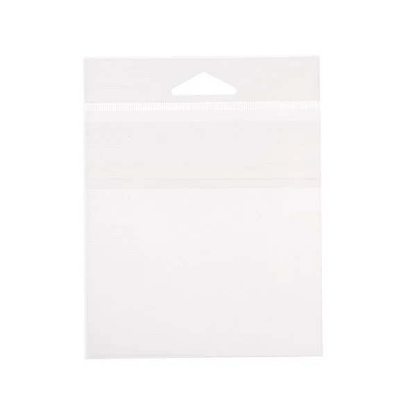 Headerbeutel Transparent 10.8x10.8cm Header oben (100 Stück) [HBT44]