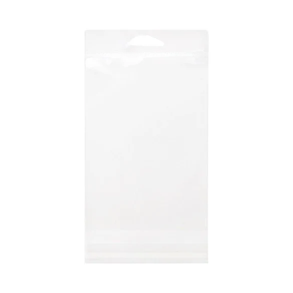Headerbeutel Transparent 11.3x15.9cm Wiederverschließbar (100 Stück) [HB6X4]