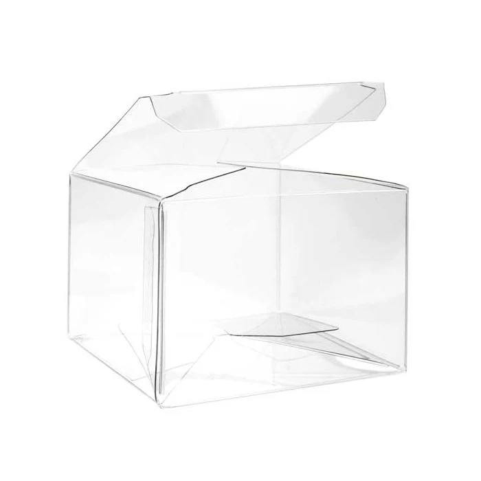 Klarsichtschachteln 8.9x8.3x6cm mit Automatikboden (25 Stück) [PLB115]