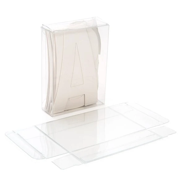 Klarsichtschachteln 7x2.5x9.5cm Transparent (25 Stück) [FB93]