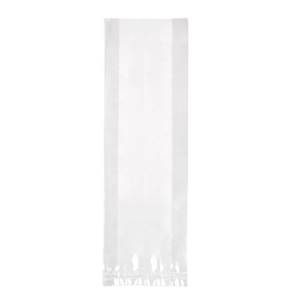 Polybeutel 9.5x3.2x30.5cm mit Seitenfalten (100 Stück) [GB2]