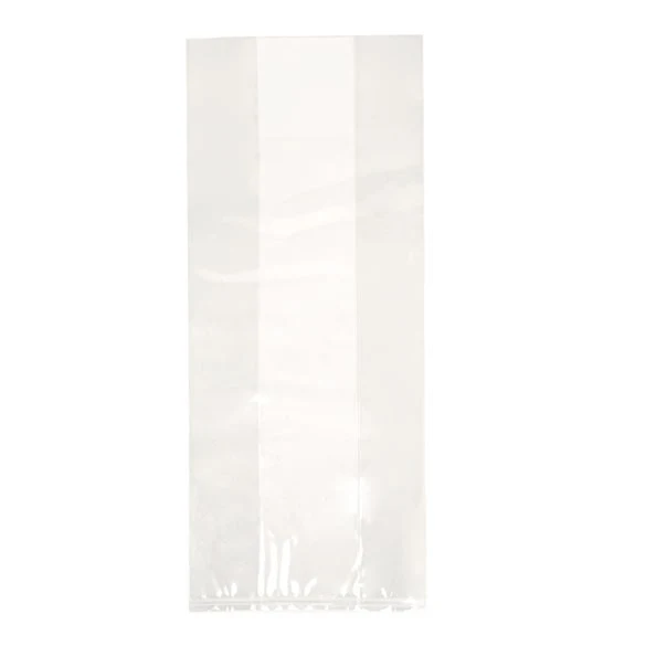Polybeutel 12.5x7x30cm mit Seitenfalten (100 Stück) [GB1]