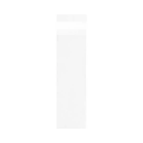 Klappenbeutel 5,5x18cm Hochtransparent (100 Stück) [BM4]