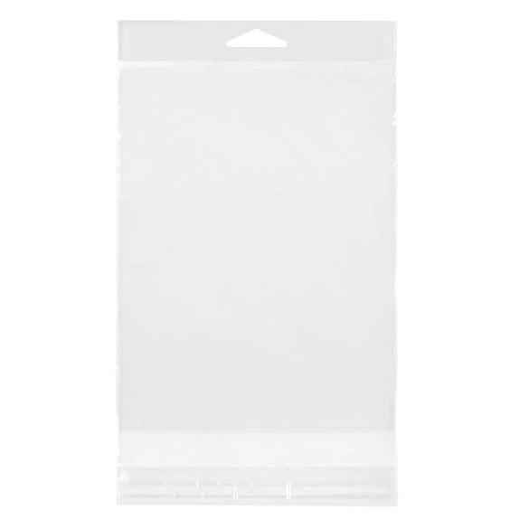Headerbeutel Transparent 13x17.1cm Wiederverschließbar (100 Stück) [HB6B2]