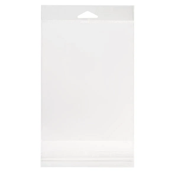 Headerbeutel Transparent 13.5x17.1cm Wiederverschließbar (100 Stück) [HB6B1]