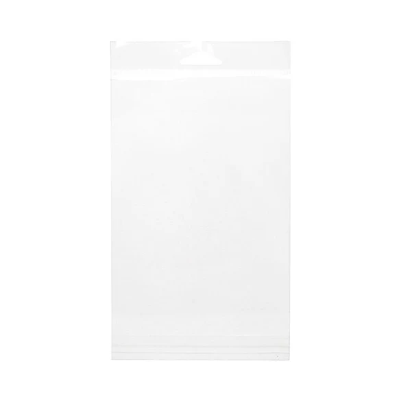 Headerbeutel Transparent 12.5x17.3cm Wiederverschließbar (100 Stück) [HB65]