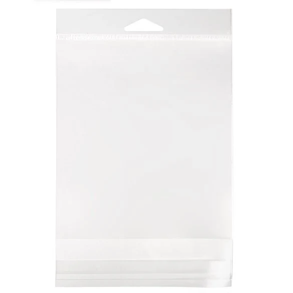 Headerbeutel Transparent 13.8x13.3cm Wiederverschließbar (100 Stück) [HB5X5]