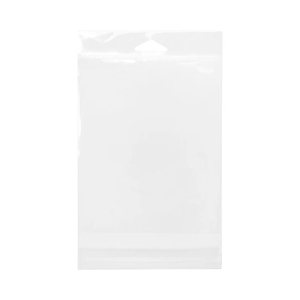 Headerbeutel Transparent 12.7x15.2cm Wiederverschließbar (100 Stück) [HB5B2]