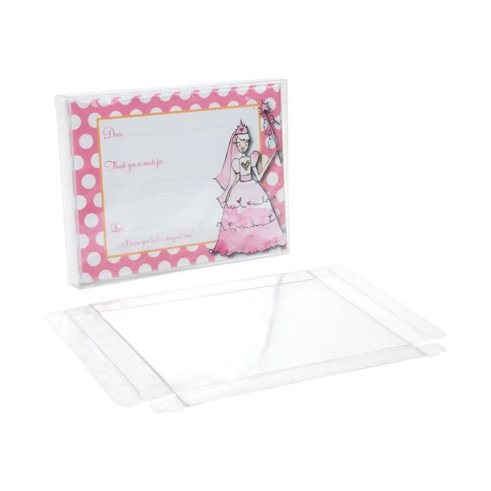 Klarsichtschachteln 11.4x1.6x14.9cm Transparent (25 Stück) [FPB116]