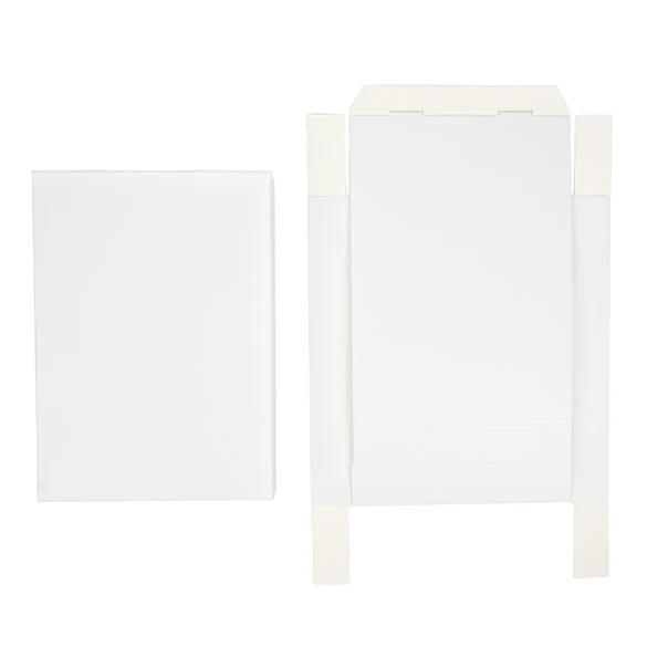 Pappschachtelböden Weiß 13.7x2.5x19.1cm (25 Stück) [WH15]