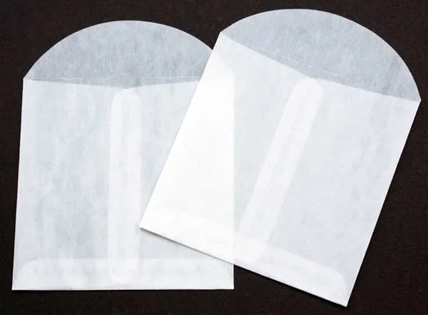 Pergaminpapier Umschläge 9x9cm (100 Stück) [G4]