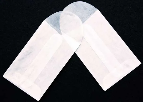 Pergaminpapier Umschläge 4,5x7cm (100 Stück) [G1]