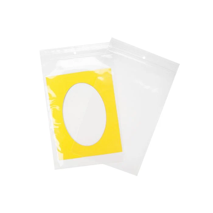 Druckverschlussbeutel mit Euroloch 15x23cm Transparent PP 50 Mikron (100 Stück) [ZR69]
