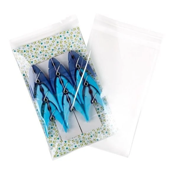 Klappenbeutel 15,7x24,3cm Hochtransparent (100 Stück) [B96]