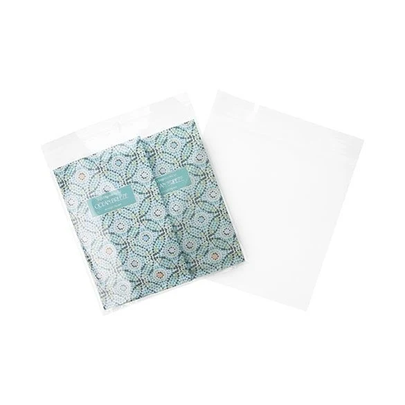 Klappenbeutel 18.3x17.9cm Hochtransparent (100 Stück) [B7X7SM]