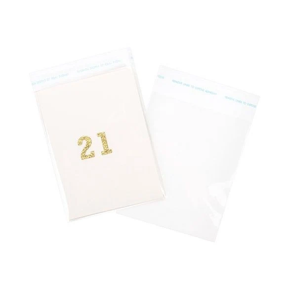 Klappenbeutel 12.5x15.5cm Hochtransparent (100 Stück) [B5B1]