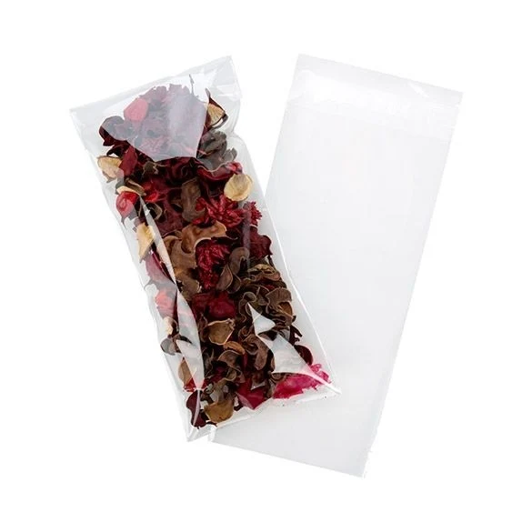 Klappenbeutel 12x25cm Hochtransparent (100 Stück) [B4X9]