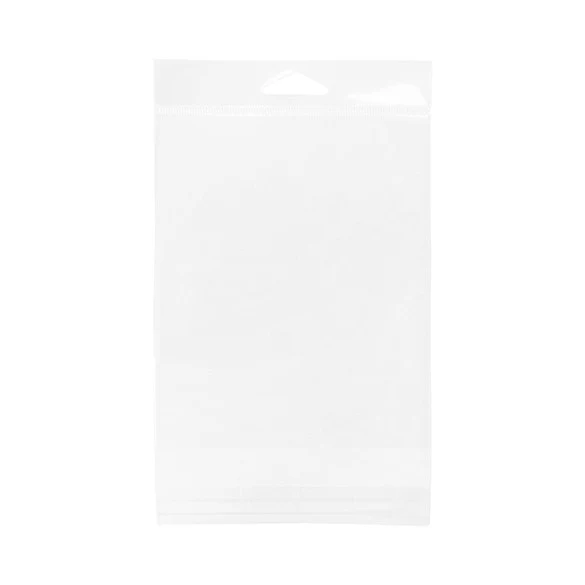 Headerbeutel Transparent 12.4x15.2cm Wiederverschließbar (100 Stück) [HB5B1]