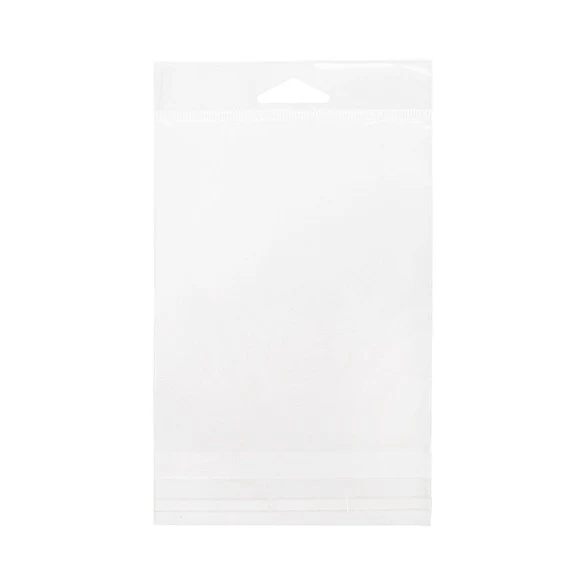 Headerbeutel Transparent 11.4x14.1cm Wiederverschließbar (100 Stück) [HB54S]
