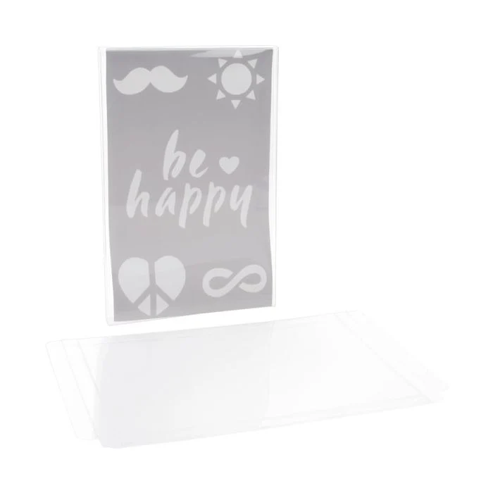 Klarsichtschachteln 14.5x1.3x22.2cm Transparent (25 Stück) [FB8]