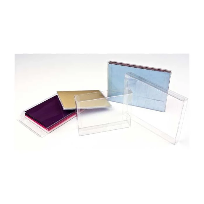 Klarsichtschachteln 18.1x1.6x18cm Transparent (25 Stück) [FB69]