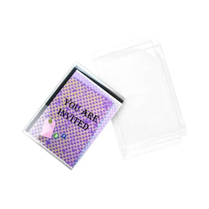 Klarsichtschachteln 9.7x1.6x17.3cm Transparent (25 Stück) [FB66]