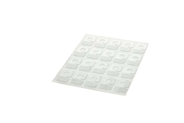 Aufhängehaken klebend - mit Hängern (1 Blatt) [HT3]