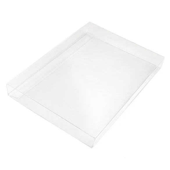 Aufschiebedeckel Transparent 11.6x1.7x15.2cm (25 Stück) [SC3]