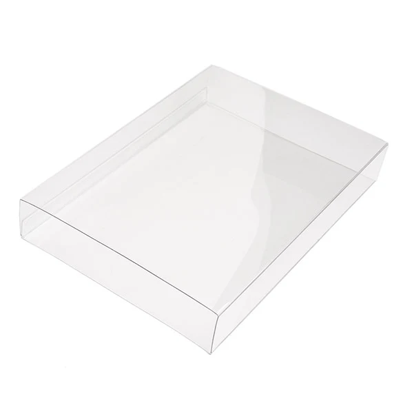 Aufschiebedeckel Transparent 11.6x2.7x15.2cm (25 Stück) [SC17]