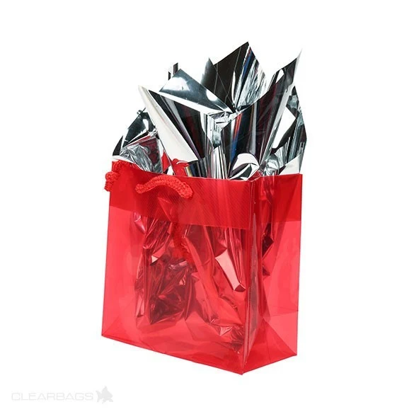 Geschenktaschen 16x7.6x16cm mit Trageschnüren (10 Stück) [G66RD1]
