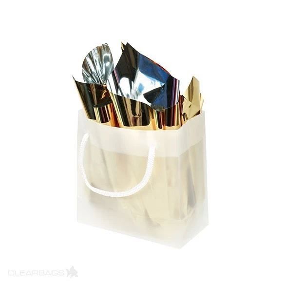 Geschenktaschen 16x7.6x16cm mit Trageschnüren (10 Stück) [G66FT1]