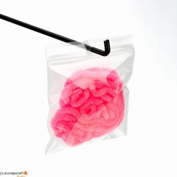 Druckverschlussbeutel mit Euroloch 10x10cm Transparent PP 50 Mikron (100 Stück) [ZR44]